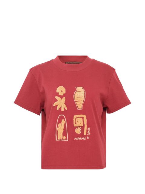 ALEMAIS Laurence T-shirt - Red - zdjęcie produktu nr 1