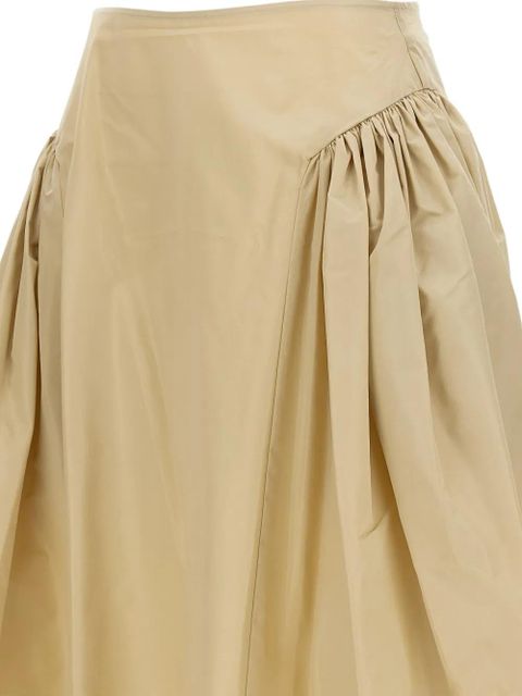 Simone Rocha pleated midi skirt - Neutrals