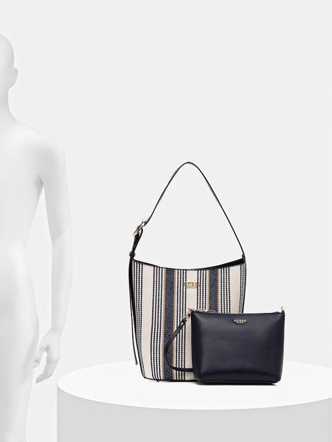 Guess torebka NICOLETTE kolor granatowy HWAS96 62040