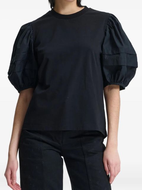 Cecilie Bahnsen puff-sleeve T-shirt - Black - zdjęcie produktu nr 2