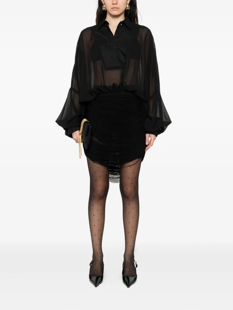 PINKO button-down long-sleeve bodysuit - Black - zdjęcie produktu nr 2