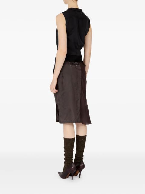 Maison Margiela pleated vest - Black