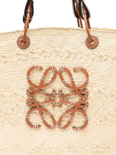 LOEWE Anagram woven tote bag - Neutrals