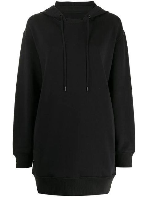 3.1 Phillip Lim drawstring-hood sweatshirt dress - Black - zdjęcie produktu nr 1
