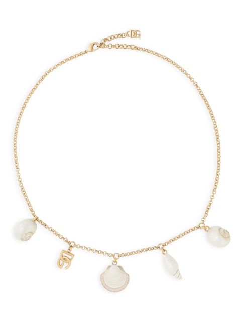 Dolce & Gabbana DG shell-charm necklace - Gold - zdjęcie produktu nr 1