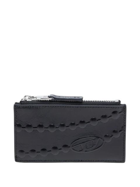 Diesel embossed zip card case - Black - zdjęcie produktu nr 1
