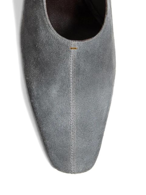 KHAITE 50mm Cecilia heeled pumps - Grey