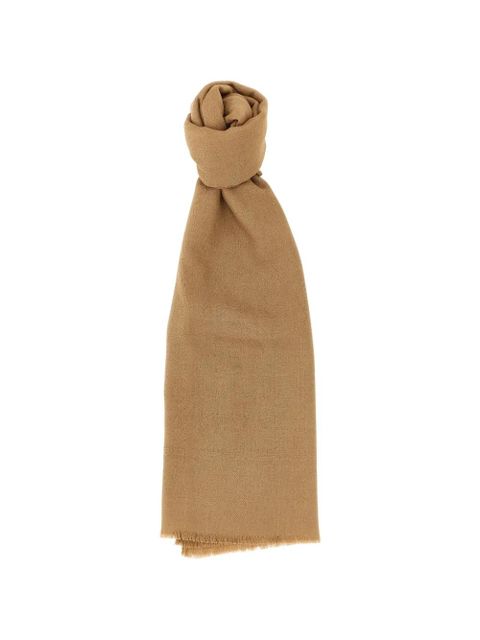 Max Mara fringed stole - Brown - zdjęcie produktu nr 1
