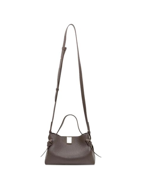 Yuzefi mini Gyoza knot-detail tote bag - Brown