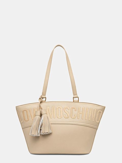 Love Moschino torebka kolor beżowy JC4285PP0MKJ0104 - zdjęcie produktu nr 1