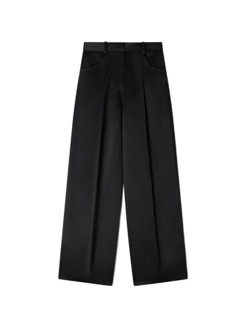 SANDRO satin trousers - Black - zdjęcie produktu nr 1