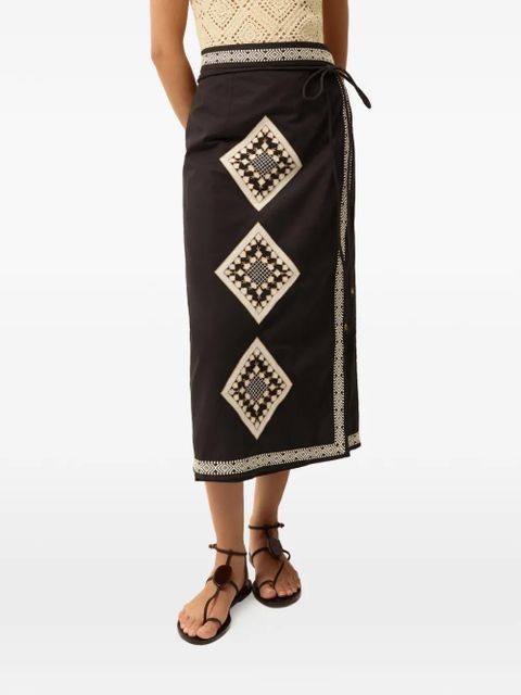 Marie Oliver Luca midi skirt - Black