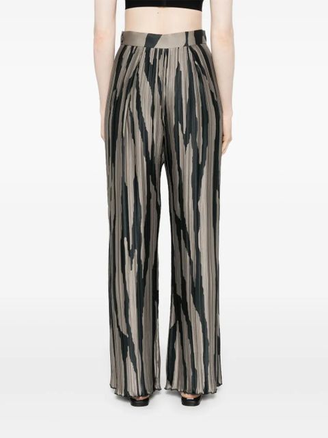 Lanvin abstract-print trousers - Grey