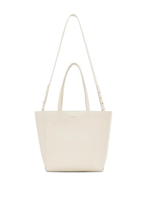 ANINE BING small Elly leather tote bag - Neutrals