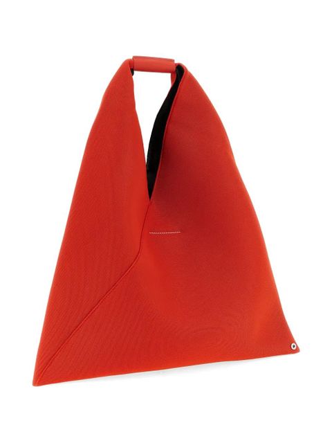 MM6 Maison Margiela Japanese pleated origami triangle tote bag - Red - zdjęcie produktu nr 2