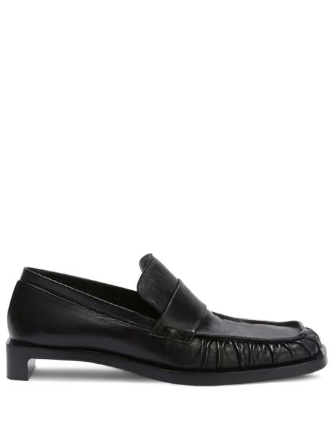 Jil Sander leather loafers - Black - zdjęcie produktu nr 1