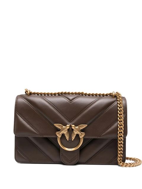 PINKO Love One quilted cross body bag - Brown - zdjęcie produktu nr 1