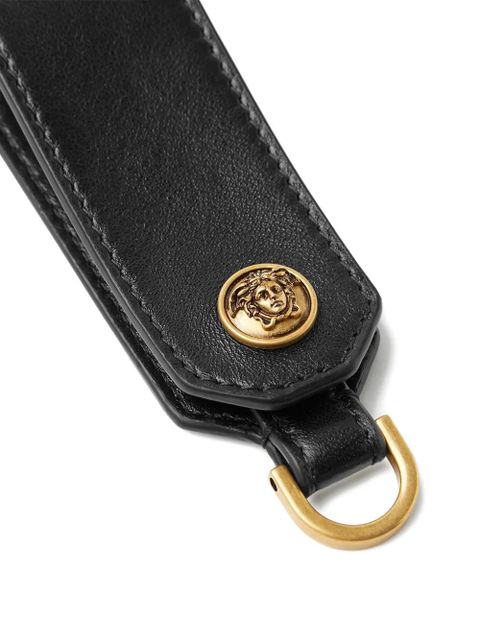 Versace medallion keychain - Black