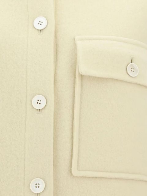 Jil Sander logo-jacquard jacket - Neutrals