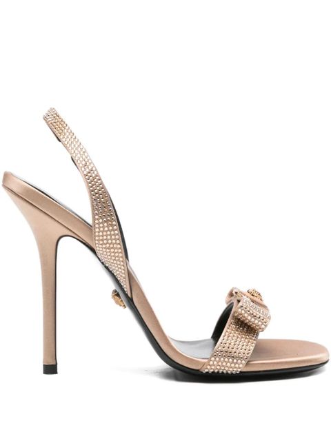 Versace medallion-embellishment sandals - Gold - zdjęcie produktu nr 1