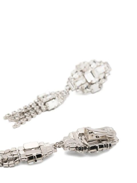 Alessandra Rich tassel bijoux earrings - Silver