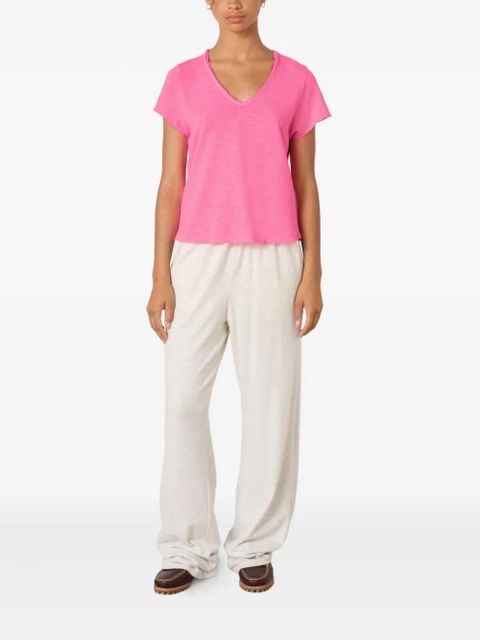 American Vintage V-neck sonoma T-shirt - Pink