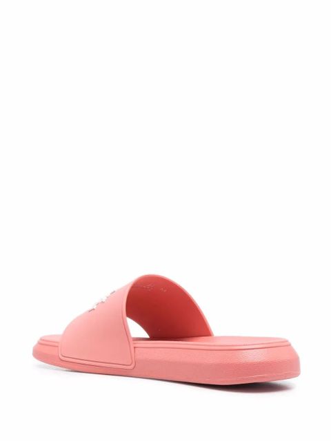 Alexander McQueen embossed-print slides - 6227