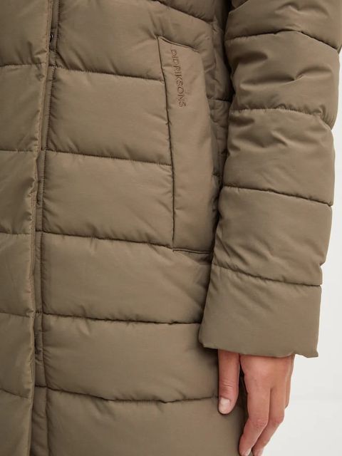 Didriksons kurtka STELLA damska kolor zielony zimowa 505538