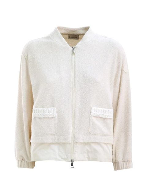 Moncler zip-fastening cardigan - Neutrals - zdjęcie produktu nr 1
