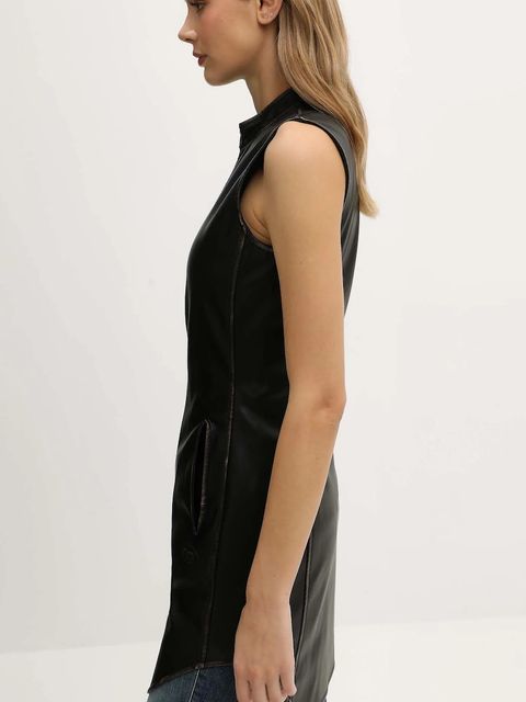 Diesel sukienka D-ENEAS kolor czarny mini prosta A19606.0LHBE