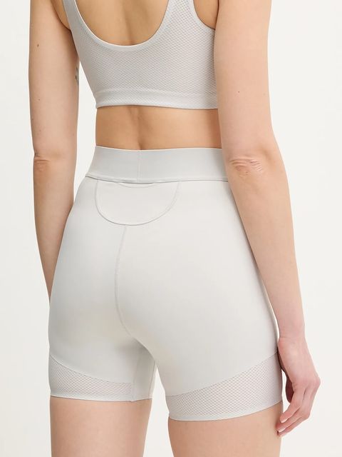 Calvin Klein Performance szorty treningowe damskie kolor szary z nadrukiem high waist LVGWS5L704