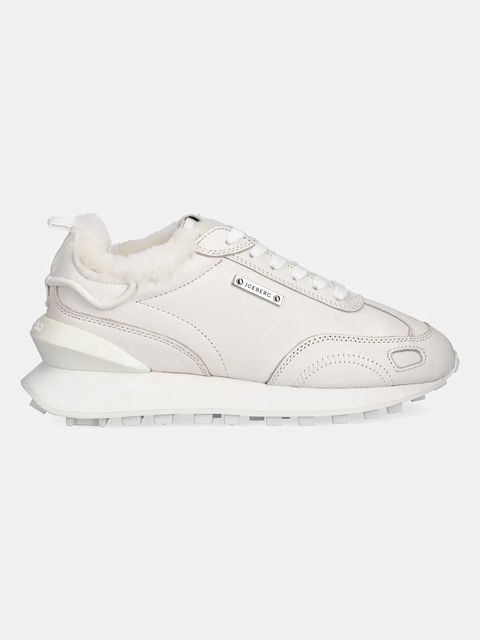 Iceberg sneakersy skórzane Loop damskie kolor beżowy ID232005 - zdjęcie produktu nr 2