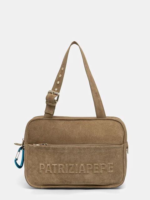 Patrizia Pepe torebka zamszowa - zdjęcie produktu nr 1
