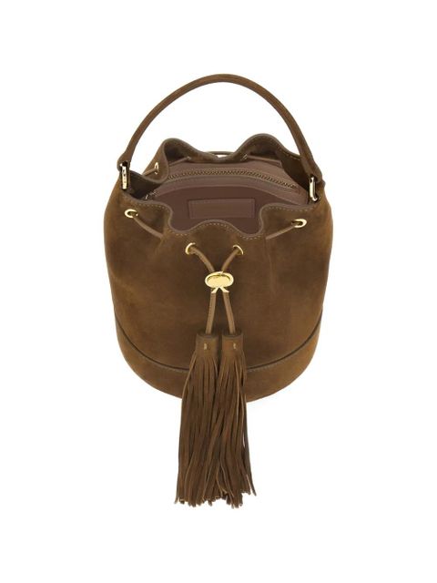 Gianvito Rossi Sienna tassel-detail bucket bag - Brown