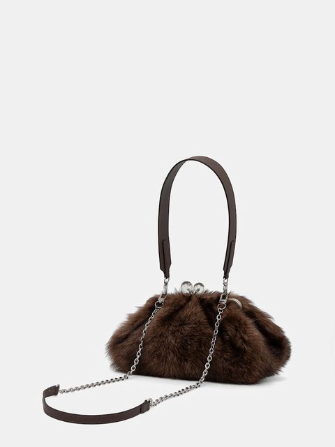 Weekend Max Mara torebka AORTENSIA kolor brązowy 2615511134600