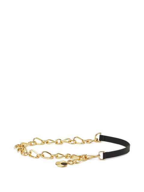 Lanvin chain-link geometric-charm belt - Gold - zdjęcie produktu nr 1