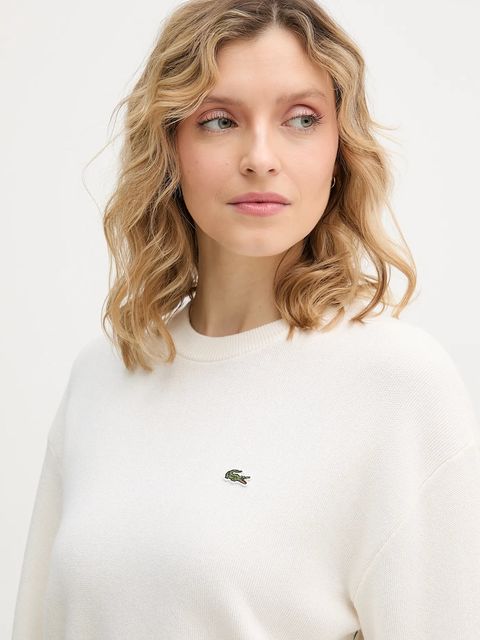 Lacoste sweter z wełną