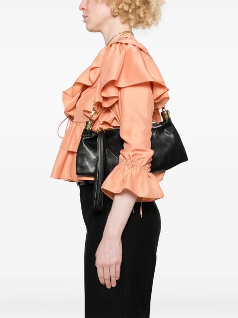 Chloé small Foulard shoulder bag - Black - zdjęcie produktu nr 2