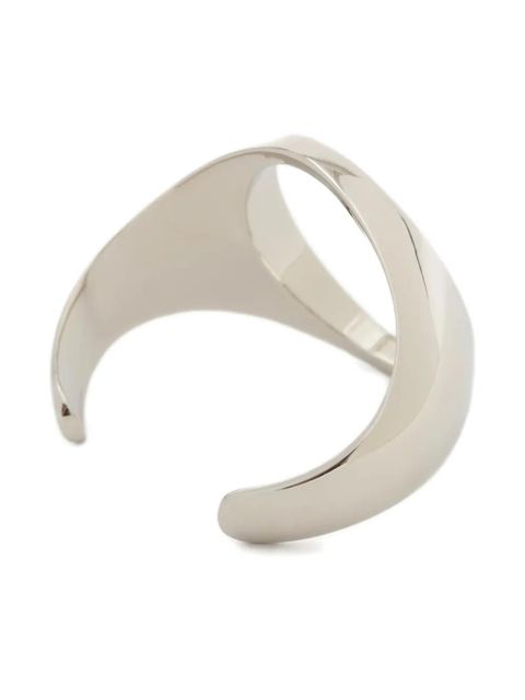 MM6 Maison Margiela cut-out cuff bracelet - Silver - zdjęcie produktu nr 2