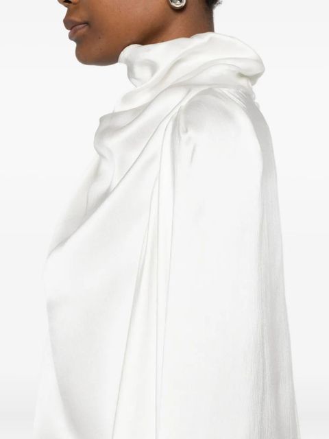 Magda Butrym draped blouse - White