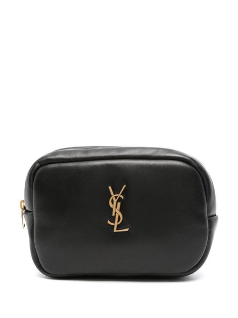 Saint Laurent mini Calypso makeup bag - Black - zdjęcie produktu nr 1