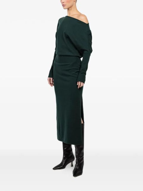 Simkhai off-shoulder midi dress - Green