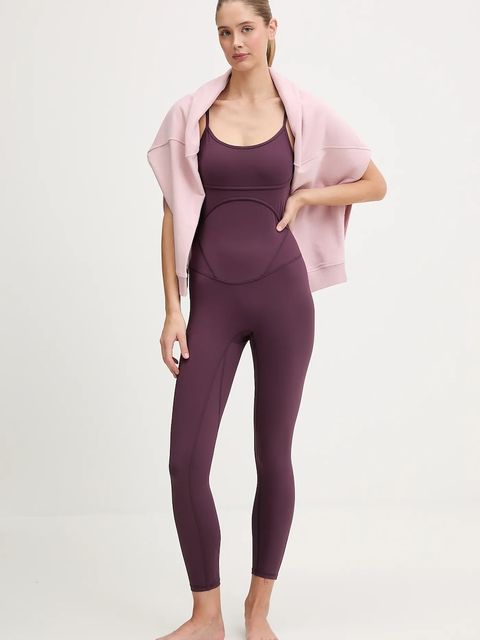 JOYINME kombinezon do jogi Flow One kolor fioletowy z dekoltem okrągłym Flow.One - zdjęcie produktu nr 2
