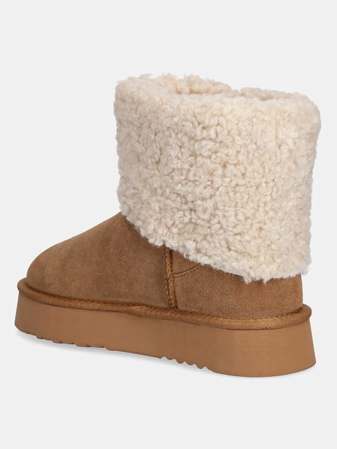 Answear.LAB śniegowce zamszowe kolor brązowy