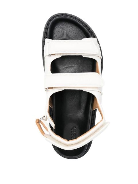 ISABEL MARANT Madee leather sandals - White