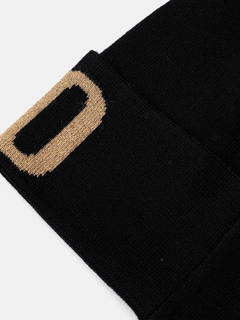 Moschino czapka z wełną kolor czarny M3349 65457