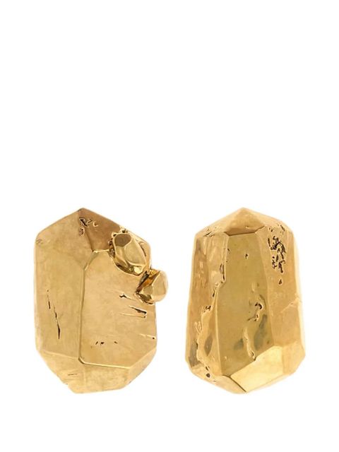 Saint Laurent organic metal earrings - Gold - zdjęcie produktu nr 1