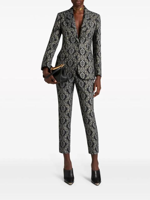 ETRO graphic-jacquard blazer - Black - zdjęcie produktu nr 2