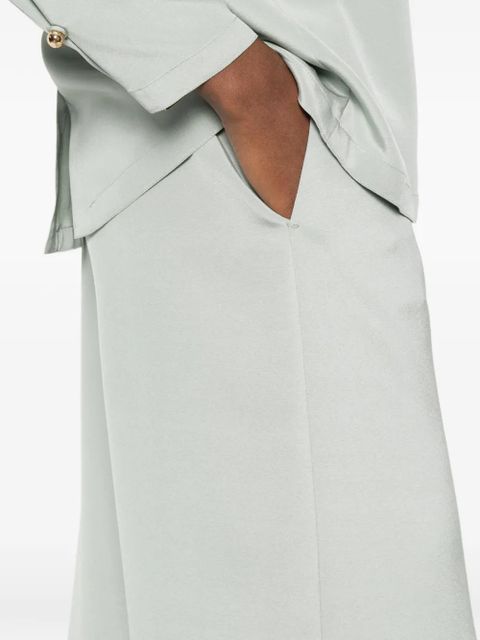 Max Mara wide-leg cut palazzo pants - Green