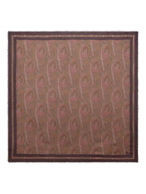 ETRO cashmere-blend scarf - Brown - zdjęcie produktu nr 1